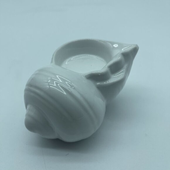 Votive Candle Holders Set of 3 Sea Shells White - Picture 7 of 8